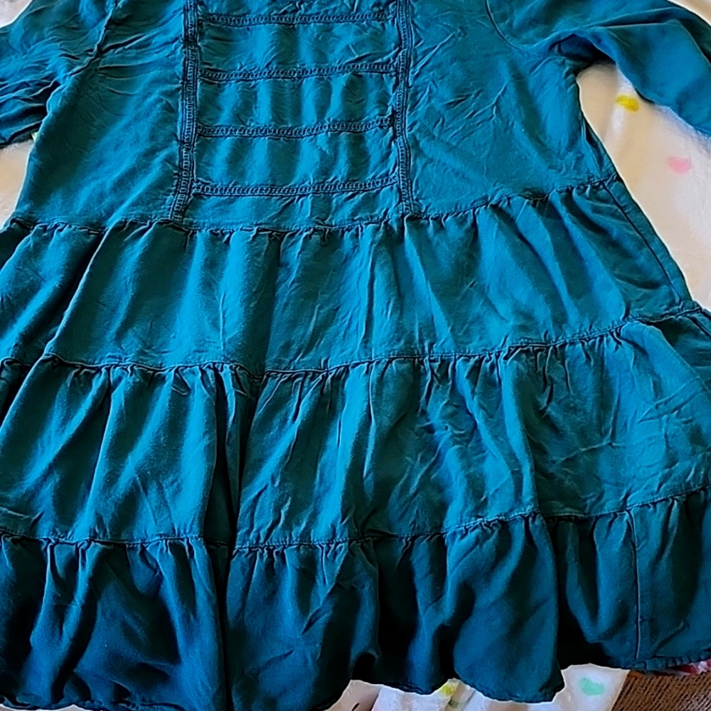 Blue Rain Size L teal new never wore just washed.